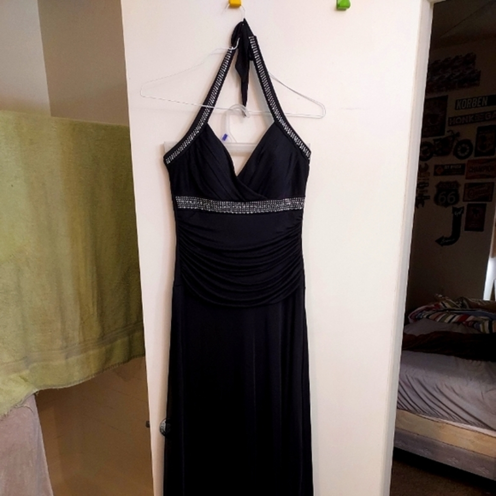 Black Long Evening Dress